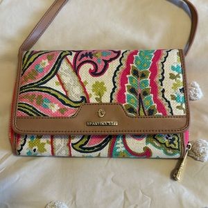 Bright Spartina 449 Paisley Wallet/Crossbody